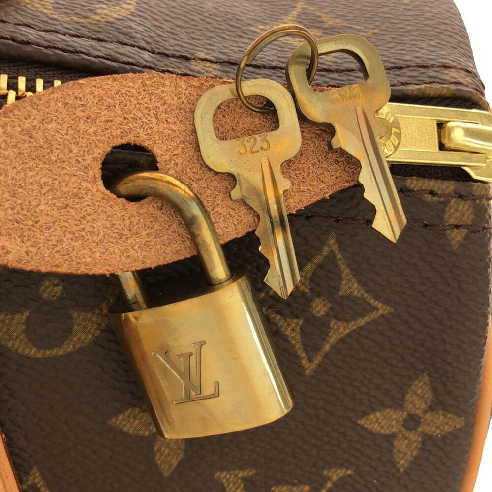 LOUIS VUITTON Brown Monogram Speedy 30 Boston Bag - Picture 3 of 7